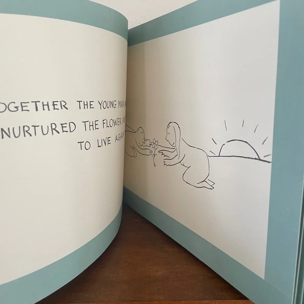 Vintage 1939 The Last Flower by James Thurber 1st edition Hardcover Book Parable